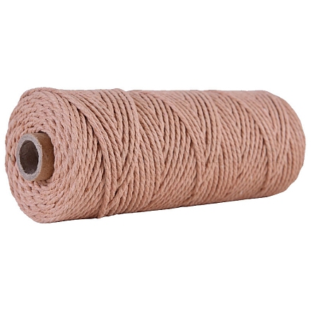 Cordón de algodón redondo de 100m. PW-WG90046-03-1