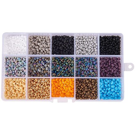 Perlas de semillas de 2-hoyo GLAA-PH0004-01-1