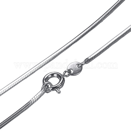 Латунь змея цепи ожерелье материалы MAK-L014-04B-1