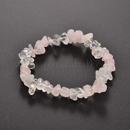 Bracelets extensible avec perles en pierre précieuse BJEW-JB01825-01-1