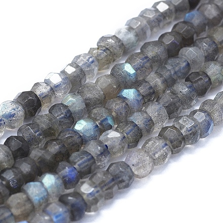 Natural Labradorite Beads Strands G-E561-27-6mm-1