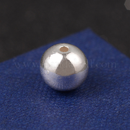 Alloy Round Beads PALLOY-ZN818-10mm-S-FF-1