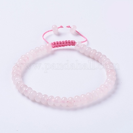 Nylon ajustable pulseras de abalorios trenzado del cordón BJEW-F369-B04-1