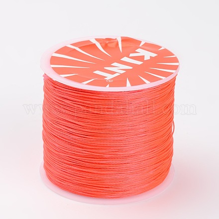 Cordons ronds de polyester paraffiné YC-K002-0.45mm-09-1