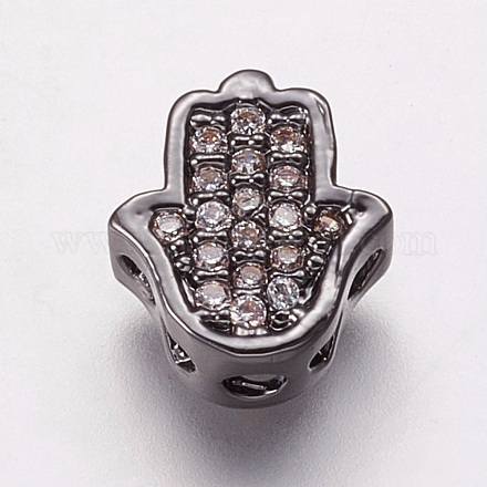 Perline in ottone zirconi KK-P134-05B-1
