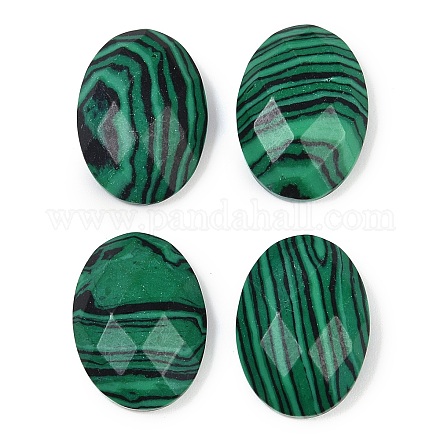 Synthetische Malachit-Cabochons&nbsp;G-G760-A14-1
