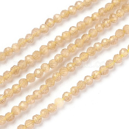 Chapelets de perles en verre imitation jade GLAA-F094-C01-1