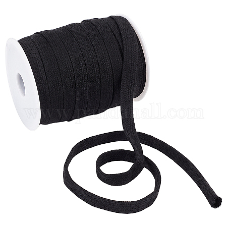 Wholesale BENECREAT 25m White Flat Drawstring Cord 