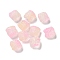 Baking Painted Transparent Glass Beads, Gradient Color, Lion, Pink, 11.5x11x9.5mm, Hole: 1.2mm