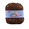 Polyester Yarn, Tweed Yarn, for Sweater Hat, for Knitting Crochet Supplies, Sienna, 2mm, about 85.30 Yards(78m)/Skein