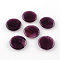 Flat Round Imitation Gemstone Acrylic Beads, Purple, 26x6mm, Hole: 2.5mm, about 180pcs/500g