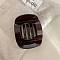 Plastic Claw Hair Clips, Hair Accessories for Women Girls, Coconut Brown, 69x56mm