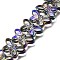 Electroplated Transparent Glass Beads Strands, Butterfly, Clear AB, 11.5x19.5x4.5mm, Hole: 1mm, about 48pcs/strand, 21.65''(55cm)