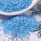 MIYUKI Delica Beads, Cylinder, Japanese Seed Beads, 11/0, (DB0861) Matte Transparent Aqua AB, 1.3x1.6mm, Hole: 0.8mm, about 10000pcs/bag, 50g/bag