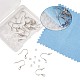 925 серьги из чистого серебра и пластмассовые гайки для ушей DIY-TA0002-30-2