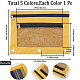 Gorgecraft 5 sacchetto per penne in tessuto oxford in 5 colori AJEW-GF0008-24-2