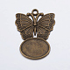 Cabochon pendente a farfalla in lega PALLOY-DA11-3772-AB-FF-2