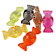 Transparent Candy Acrylic Beads X-PL645Y-1
