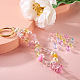Cheriswelry 560 pz 7 colori perline acriliche trasparenti MACR-CW0001-10-9