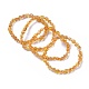 Bracelets extensibles en perles de pierres précieuses mélangées naturelles BJEW-K213-M05-2