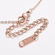 304 Stainless Steel Pendant Necklaces NJEW-F206-48RG-3
