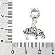 Подвеска из латуни с покрытием из латуни в европейском стиле KK-R200-09AS-02-3