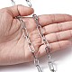 304 Stainless Steel Paperclip Chains YS-TAC0003-02P-8