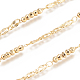 3.28 Fuß handgefertigte Perlenketten aus Messing X-CHC-I031-17G-2