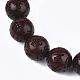 Bracelets de mala en bois de santal BJEW-T009-09-2