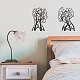 FINGERINSPIRE 2PCS Tree of Life Stencil 29.7x21cm Man Woman Painting Stencil Branch Bird Craft Stencils Human Shape Tree Stencil Template for Painting on Wood Wall Fabric Home Decor DIY-WH0172-917-7