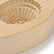 Stampo per mooncake con pressa in legno di faggio WOOD-K010-06-3