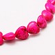 Heart Synthetic Turquoise Beads Strands TURQ-I019-10mm-04-1