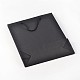 長方形のクラフト紙袋  ギフトバッグ  ショッピングバッグ  ナイロンコードハンドル付き  ブラック  33x28x10cm AJEW-L049C-01-2
