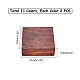 PandaHall Rings Wood Blanks WOOD-PH0009-23-2