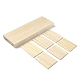 Supporti per schede display per orecchini in legno a 2 slot EDIS-R027-01A-02-3