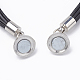 Collier pendentif perle d'eau douce lariat NJEW-S411-02A-3