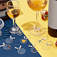 Breloques vierges en verre de vin en acrylique AJEW-AB00150-4