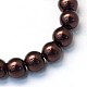 Chapelets de perles rondes en verre peint X-HY-Q003-10mm-40-2