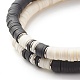 Handgefertigte Heishi-Perlen-Stretcharmbänder aus Fimo BJEW-JB07443-6