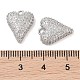 Латунные микропаве прозрачные подвески с фианитом KK-S388-01P-02-3
