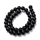 Brins de perles d'onyx noir naturel G-Z024-01A-2