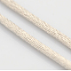 Cordons fil de nylon tressé rond de fabrication de noeuds chinois de macrame rattail X-NWIR-O001-A-04-3