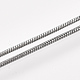 Messing Runde Schlangenkette Halskette Herstellung MAK-T006-11A-B-3