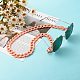 Chaînes de lunettes de chaîne de gourmette acrylique AJEW-EH00372-3