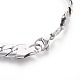 304 Stainless Steel Curb Chain Bracelets BJEW-L636-02C-P-2