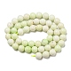 Fili di perle giada limone naturale G-R494-A10-03-2