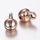 Ion Plating(IP) 304 Stainless Steel Bell Charms X-UNKW-N0001-02RG-1
