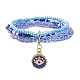 Bracelet multi-brins de perles de graines de verre BJEW-JB09578-3