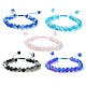 Runde Armbänder aus geflochtenen Glasperlen BJEW-JB09693-1