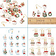 Kits para hacer aretes navideños diy DIY-TA0002-86-13